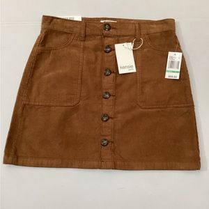 Kensie Jeans Cordoroy Mini Skirt NEW!